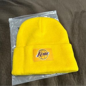 Kobe Bryant Yellow Beanie Hat.